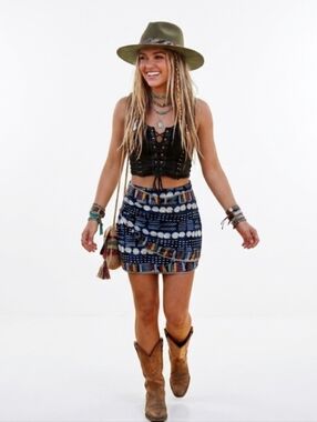 Free People Falda Festival Skirt